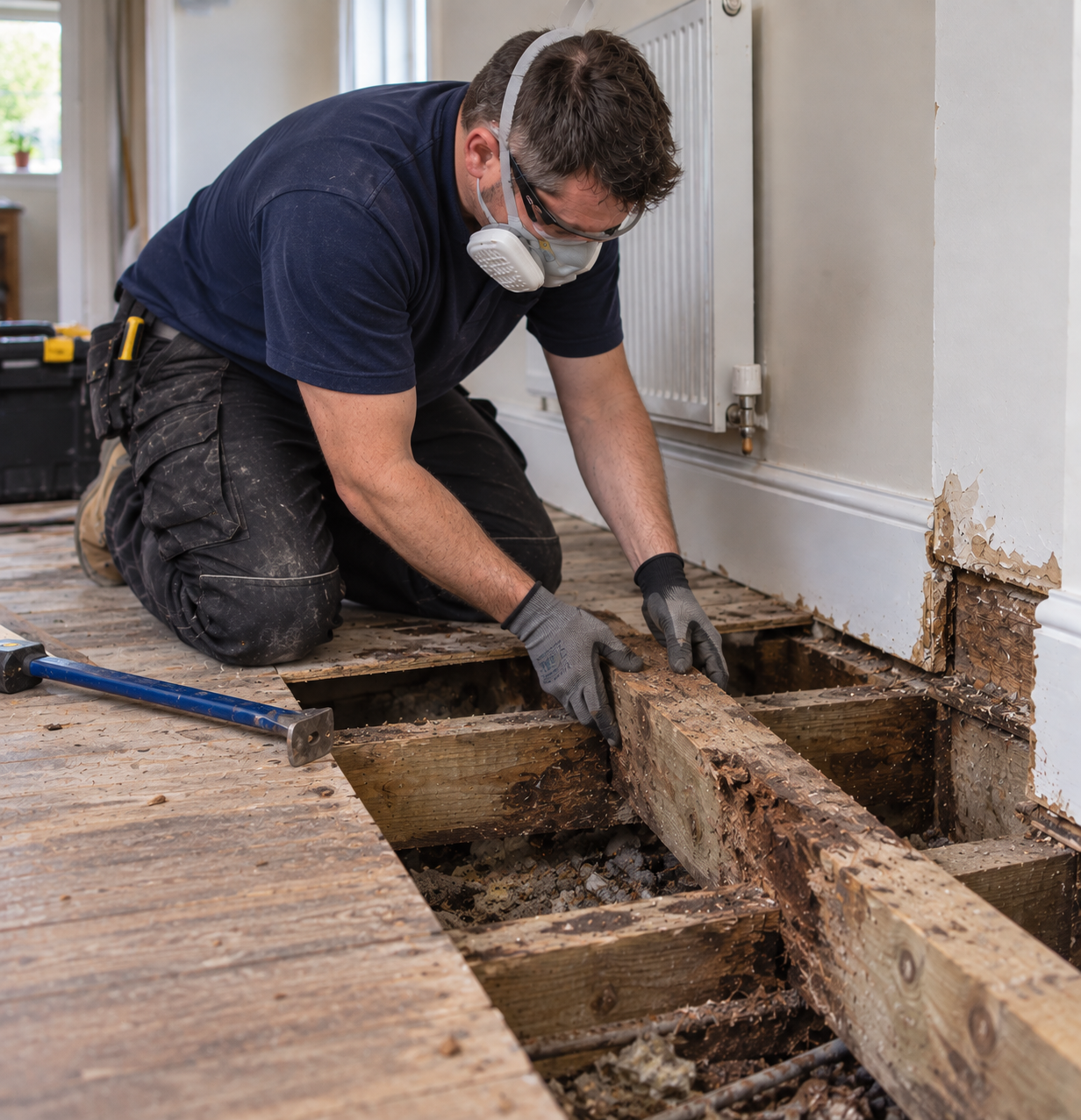fixing dry rot